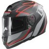 Helm Moto Integral Fiber LS2 FF397 Vector Vantage Matt Black / Red -Ls2 Elegant Boutique helm moto integral fiber ls2 ff397 vector vantage matt black red 22638