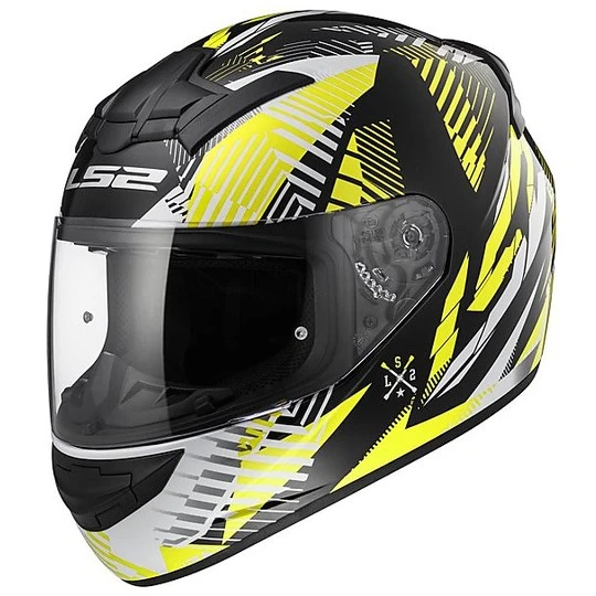 Helm Moto Integral LS2 FF352 Infinite Black Fluorescent Yellow 3 Helm Moto Integral LS2 FF352 Infinite Black Fluorescent Yellow