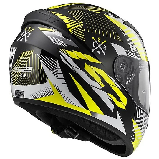 Helm Moto Integral LS2 FF352 Infinite Black Fluorescent Yellow 4 Helm Moto Integral LS2 FF352 Infinite Black Fluorescent Yellow – Bild 2