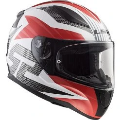 Helm Moto Integral Ls2 FF353 Rapid-Weiß Rot Gitter -Ls2 Elegant Boutique helm moto integral ls2 ff353 rapid weiss rot gitter 44733