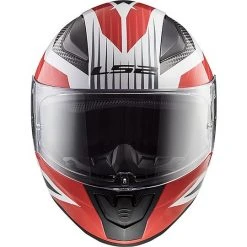 Helm Moto Integral Ls2 FF353 Rapid-Weiß Rot Gitter -Ls2 Elegant Boutique helm moto integral ls2 ff353 rapid weiss rot gitter 44734
