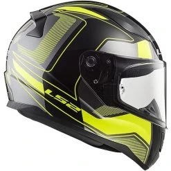 Helm Moto Integral Ls2 FF353 Schnell Carrera Matt Black Fluorescent Yellow -Ls2 Elegant Boutique helm moto integral ls2 ff353 schnell carrera matt black fluorescent yellow 44749