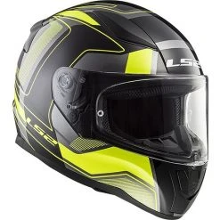 Helm Moto Integral Ls2 FF353 Schnell Carrera Matt Black Fluorescent Yellow -Ls2 Elegant Boutique helm moto integral ls2 ff353 schnell carrera matt black fluorescent yellow 44750