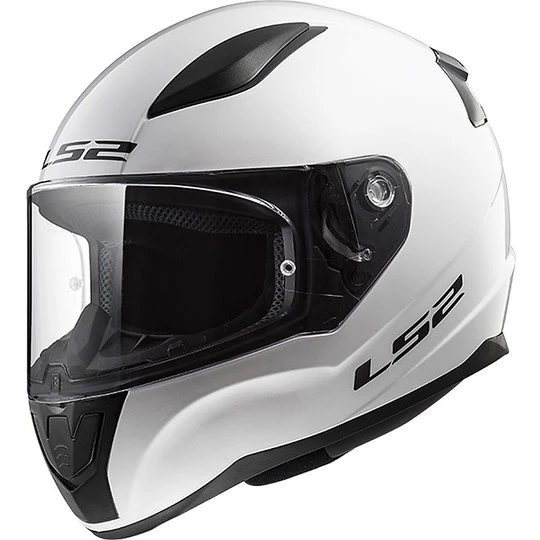 Helm Moto Integral Ls2 FF353 Schnelle Festglanz Weiss 3 Helm Moto Integral Ls2 FF353 Schnelle Festglanz Weiss
