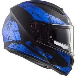 Helm Moto Integral Ls2 FF397 Matte Black Blue Vector Zeichen -Ls2 Elegant Boutique helm moto integral ls2 ff397 matte black blue vector zeichen 44557