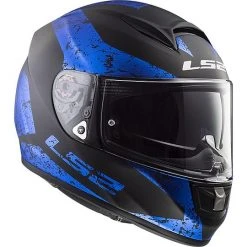 Helm Moto Integral Ls2 FF397 Matte Black Blue Vector Zeichen -Ls2 Elegant Boutique helm moto integral ls2 ff397 matte black blue vector zeichen 44558