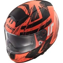 Helm Moto Integral Ls2 FF397 Vector Hunter Schwarz Orange Matt -Ls2 Elegant Boutique helm moto integral ls2 ff397 vector hunter schwarz orange matt 44545