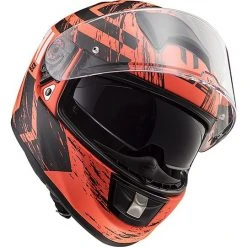Helm Moto Integral Ls2 FF397 Vector Hunter Schwarz Orange Matt -Ls2 Elegant Boutique helm moto integral ls2 ff397 vector hunter schwarz orange matt 44546