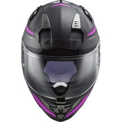 HPFC Fiber Helm LS2 FF327 CHALLENGER Fusion Titanium Matt Pink -Ls2 Elegant Boutique hpfc fiber helm ls2 ff327 challenger fusion titanium matt pink 84293