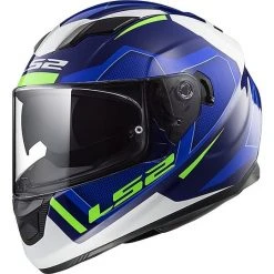 Integral Motorrad-Sturzhelm LS2 FF320 Stream-Evo AXIS Schwarz Blu