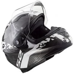 Integral Motorrad-Sturzhelm LS2 FF320 White Stream Evo HYPE Black Titanium -Ls2 Elegant Boutique integral motorrad sturzhelm ls2 ff320 white stream evo hype black titanium 44644