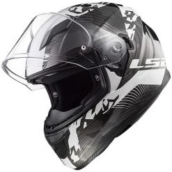 Integral Motorrad-Sturzhelm LS2 FF320 White Stream Evo HYPE Black Titanium -Ls2 Elegant Boutique integral motorrad sturzhelm ls2 ff320 white stream evo hype black titanium 44645