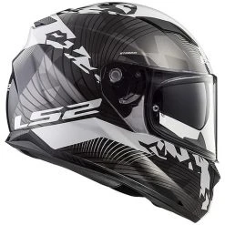 Integral Motorrad-Sturzhelm LS2 FF320 White Stream Evo HYPE Black Titanium -Ls2 Elegant Boutique integral motorrad sturzhelm ls2 ff320 white stream evo hype black titanium 44651