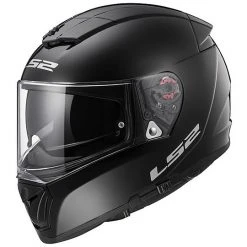 Integral Motorrad-Sturzhelm LS2 FF390 Breacker Doppel Visier Massiv Gloss Black