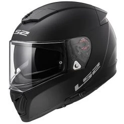 Integral Motorrad-Sturzhelm LS2 FF390 Breacker Doppel Visier Solid Black Matt