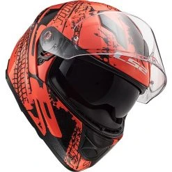 Integral Motorradhelm LS2 FF320 STREAM EVO Orange Fluo Orange Lava -Ls2 Elegant Boutique integral motorradhelm ls2 ff320 stream evo orange fluo orange lava 66799