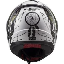 Integral Motorradhelm LS2 FF353 RAPID Boho Weiß Schwarz Rosa -Ls2 Elegant Boutique integral motorradhelm ls2 ff353 rapid boho weiss schwarz rosa 66862