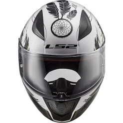 Integral Motorradhelm LS2 FF353 RAPID Boho Weiß Schwarz Rosa -Ls2 Elegant Boutique integral motorradhelm ls2 ff353 rapid boho weiss schwarz rosa 66865