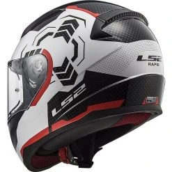 Integral Motorradhelm LS2 FF353 RAPID Ghost Weiß Schwarz Rot -Ls2 Elegant Boutique integral motorradhelm ls2 ff353 rapid ghost weiss schwarz rot 66844