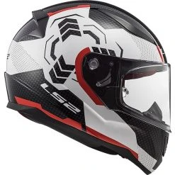 Integral Motorradhelm LS2 FF353 RAPID Ghost Weiß Schwarz Rot -Ls2 Elegant Boutique integral motorradhelm ls2 ff353 rapid ghost weiss schwarz rot 66846