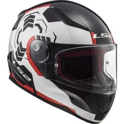 Integral Motorradhelm LS2 FF353 RAPID Ghost Weiß Schwarz Rot -Ls2 Elegant Boutique integral motorradhelm ls2 ff353 rapid ghost weiss schwarz rot 66847