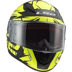 Integralhelm Moto Ls2 FF353 RAPID Chrom Schwarz Matt Gelb Fluo -Ls2 Elegant Boutique integralhelm moto ls2 ff353 rapid chrom schwarz matt gelb fluo 85636