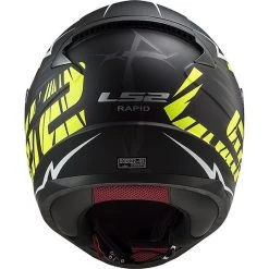Integralhelm Moto Ls2 FF353 RAPID Chrom Schwarz Matt Gelb Fluo -Ls2 Elegant Boutique integralhelm moto ls2 ff353 rapid chrom schwarz matt gelb fluo 85638