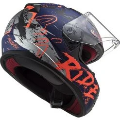 Integralhelm Moto Ls2 FF353 RAPID Naughty Blue Orange Fluo Matte -Ls2 Elegant Boutique integralhelm moto ls2 ff353 rapid naughty blue orange fluo matte 85659