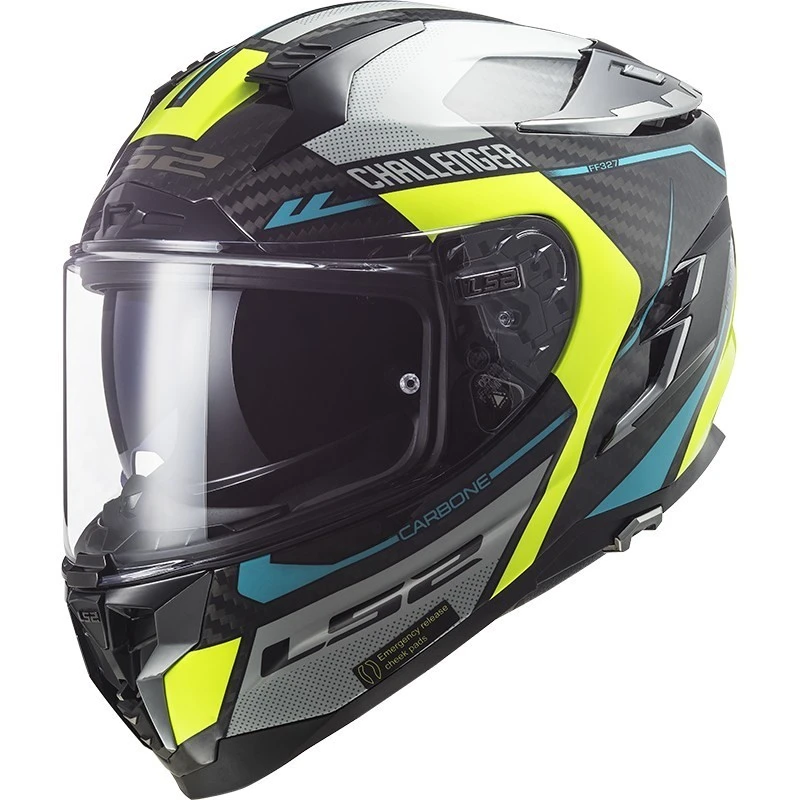 Integralhelm Motorrad Aus Carbon Ls2 FF327 CHALLENGER C Thorn Yellow Fluo 3 Integralhelm Motorrad Aus Carbon Ls2 FF327 CHALLENGER C Thorn Yellow Fluo