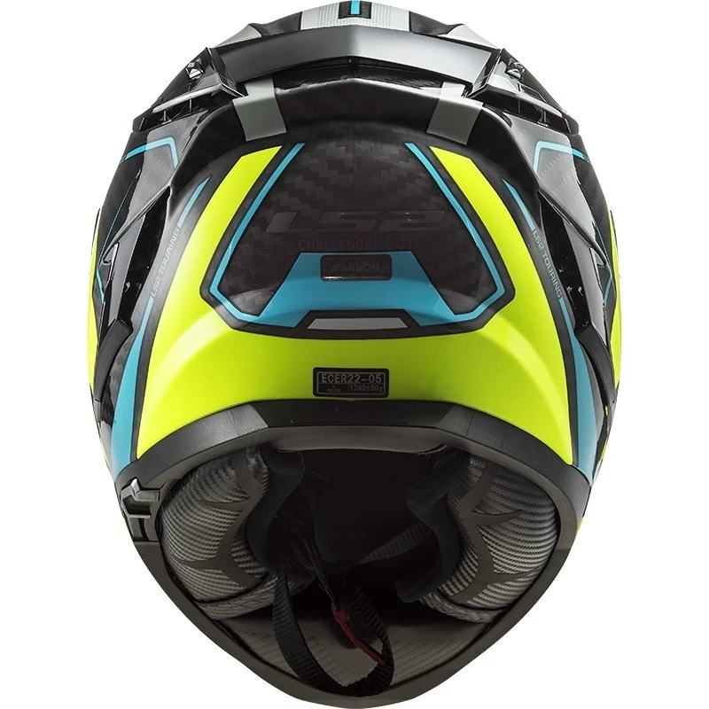 Integralhelm Motorrad Aus Carbon Ls2 FF327 CHALLENGER C Thorn Yellow Fluo 6 Integralhelm Motorrad Aus Carbon Ls2 FF327 CHALLENGER C Thorn Yellow Fluo – Bild 4