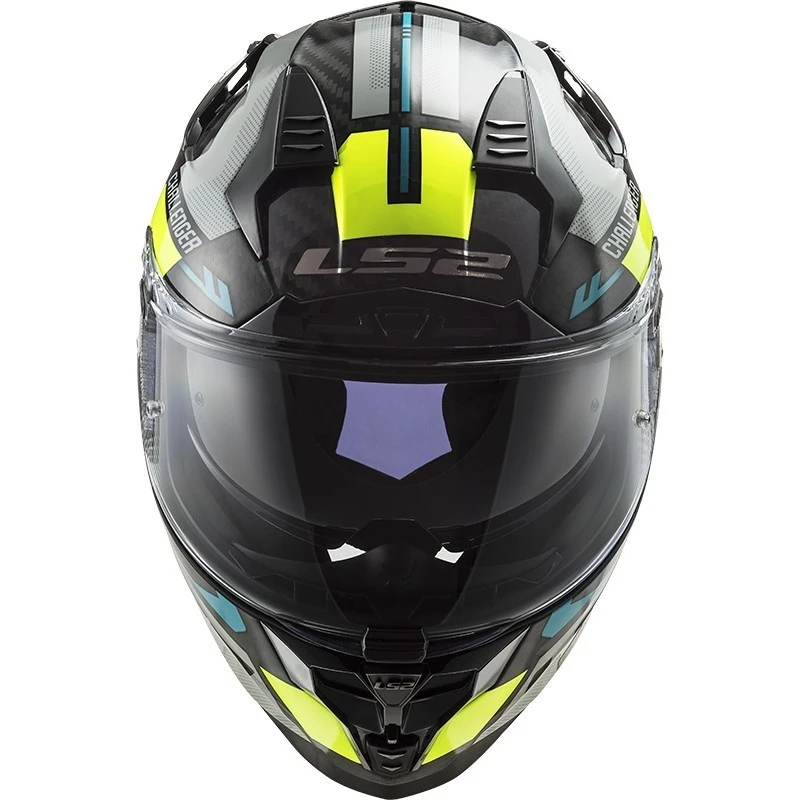 Integralhelm Motorrad Aus Carbon Ls2 FF327 CHALLENGER C Thorn Yellow Fluo 7 Integralhelm Motorrad Aus Carbon Ls2 FF327 CHALLENGER C Thorn Yellow Fluo – Bild 5