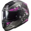 Integralhelm Motorrad HPFC Ls2 FF397 VECTOR EVO Schablone Titan Pink -Ls2 Elegant Boutique integralhelm motorrad hpfc ls2 ff397 vector evo schablone titan pink 85457
