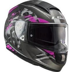 Integralhelm Motorrad HPFC Ls2 FF397 VECTOR EVO Schablone Titan Pink -Ls2 Elegant Boutique integralhelm motorrad hpfc ls2 ff397 vector evo schablone titan pink 85463