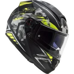 Integralhelm Motorrad HPFC Ls2 FF397 VECTOR EVO Schwarz Schablone Matt Gelb Fluo -Ls2 Elegant Boutique integralhelm motorrad hpfc ls2 ff397 vector evo schwarz schablone matt gelb fluo 85440
