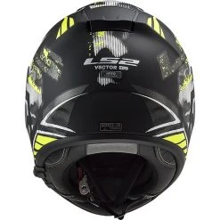 Integralhelm Motorrad HPFC Ls2 FF397 VECTOR EVO Schwarz Schablone Matt Gelb Fluo -Ls2 Elegant Boutique integralhelm motorrad hpfc ls2 ff397 vector evo schwarz schablone matt gelb fluo 85443