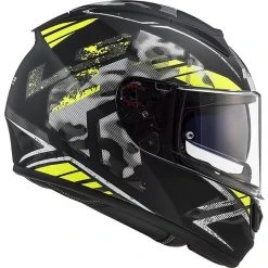 Integralhelm Motorrad HPFC Ls2 FF397 VECTOR EVO Schwarz Schablone Matt Gelb Fluo -Ls2 Elegant Boutique integralhelm motorrad hpfc ls2 ff397 vector evo schwarz schablone matt gelb fluo 85444
