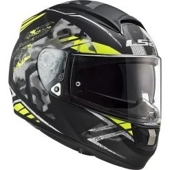 Integralhelm Motorrad HPFC Ls2 FF397 VECTOR EVO Schwarz Schablone Matt Gelb Fluo -Ls2 Elegant Boutique integralhelm motorrad hpfc ls2 ff397 vector evo schwarz schablone matt gelb fluo 85445
