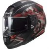 Integralhelm Motorrad HPFC Ls2 FF397 VECTOR EVO Schwarz Schablone Matt Rot -Ls2 Elegant Boutique integralhelm motorrad hpfc ls2 ff397 vector evo schwarz schablone matt rot 85449