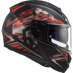 Integralhelm Motorrad HPFC Ls2 FF397 VECTOR EVO Schwarz Schablone Matt Rot -Ls2 Elegant Boutique integralhelm motorrad hpfc ls2 ff397 vector evo schwarz schablone matt rot 85454