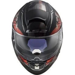 Integralhelm Motorrad HPFC Ls2 FF397 VECTOR EVO Schwarz Schablone Matt Rot -Ls2 Elegant Boutique integralhelm motorrad hpfc ls2 ff397 vector evo schwarz schablone matt rot 85456