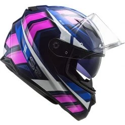 Integralhelm Motorrad Ls2 FF320 STREAM EVO Loop Blau Pink Fluo -Ls2 Elegant Boutique integralhelm motorrad ls2 ff320 stream evo loop blau pink fluo 135468