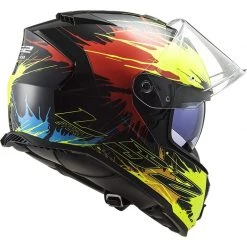 Integralhelm Motorrad Ls2 FF800 STORM Drop Schwarz Gelb Rot -Ls2 Elegant Boutique integralhelm motorrad ls2 ff800 storm drop schwarz gelb rot 135432