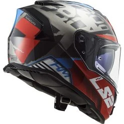 Integralhelm Motorrad Ls2 FF800 STORM Sprinter Schwarz Rot Titan -Ls2 Elegant Boutique integralhelm motorrad ls2 ff800 storm sprinter schwarz rot titan 135455