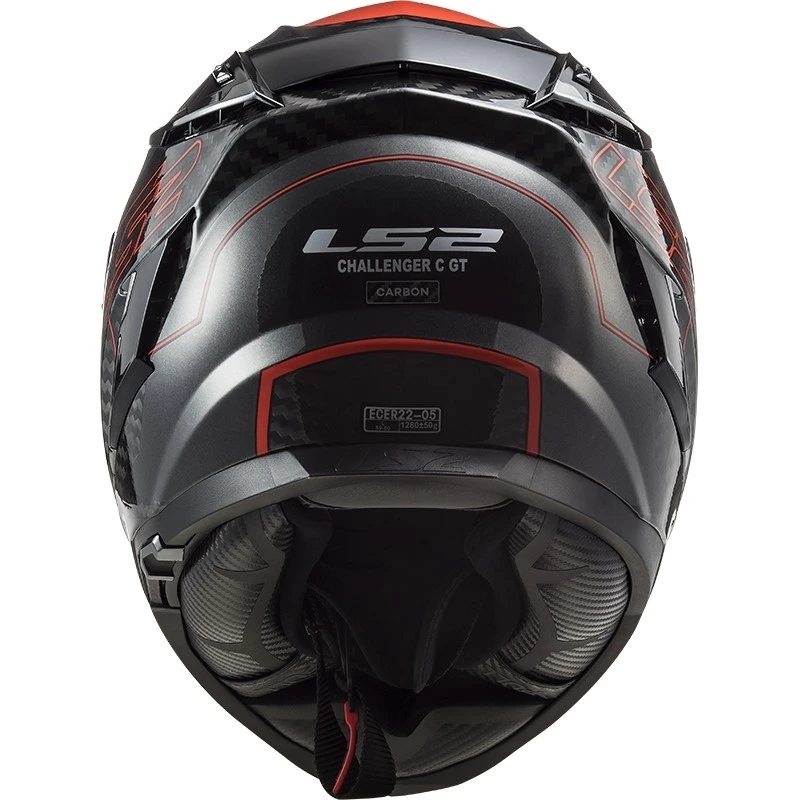 Integrierter Motorradhelm Aus Carbon Ls2 FF327 CHALLENGER C Falte Rot 8 Integrierter Motorradhelm Aus Carbon Ls2 FF327 CHALLENGER C Falte Rot – Bild 6