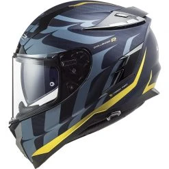 Integrierter Motorradhelm Aus Carbon Ls2 FF327 CHALLENGER C Flames Blue Carbon Gold -Ls2 Elegant Boutique integrierter motorradhelm aus carbon ls2 ff327 challenger c flames blue carbon gold 128339
