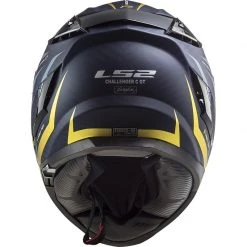 Integrierter Motorradhelm Aus Carbon Ls2 FF327 CHALLENGER C Flames Blue Carbon Gold -Ls2 Elegant Boutique integrierter motorradhelm aus carbon ls2 ff327 challenger c flames blue carbon gold 128341