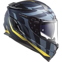 Integrierter Motorradhelm Aus Carbon Ls2 FF327 CHALLENGER C Flames Blue Carbon Gold -Ls2 Elegant Boutique integrierter motorradhelm aus carbon ls2 ff327 challenger c flames blue carbon gold 128342