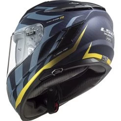 Integrierter Motorradhelm Aus Carbon Ls2 FF327 CHALLENGER C Flames Blue Carbon Gold -Ls2 Elegant Boutique integrierter motorradhelm aus carbon ls2 ff327 challenger c flames blue carbon gold 128344
