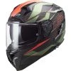 Integrierter Motorradhelm Aus Carbon Ls2 FF327 HERAUSFORDERER C Falten Mattgrün Orange -Ls2 Elegant Boutique integrierter motorradhelm aus carbon ls2 ff327 herausforderer c falten mattgruen orange 128332