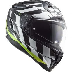 Integrierter Motorradhelm Aus Carbon Ls2 FF327 HERAUSFORDERER C Flammen Weiß Gelb Fluo -Ls2 Elegant Boutique integrierter motorradhelm aus carbon ls2 ff327 herausforderer c flammen weiss gelb fluo 128352